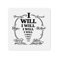 I Will Affirmation Magnet — Motivational Die-Cut Fridge Magnet